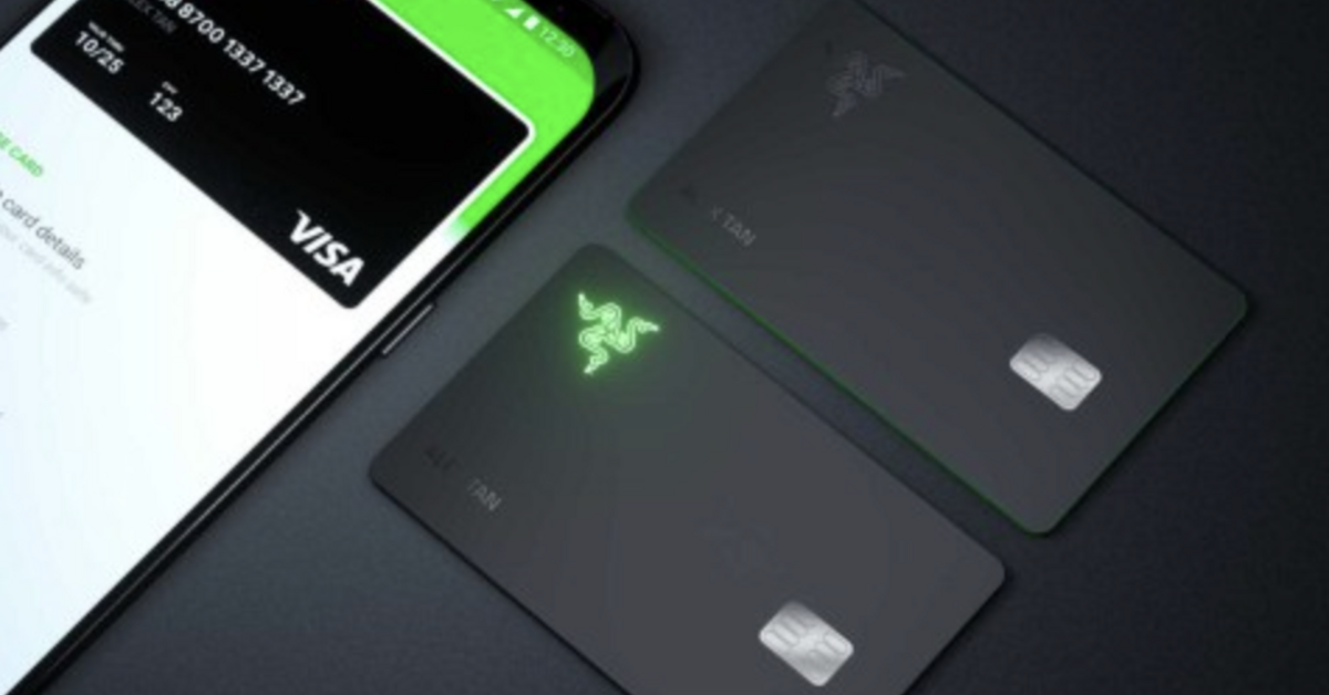 Inset Razor Card Razer and IDEMIA collaborates to create an innovative prepaid Razer LED ...