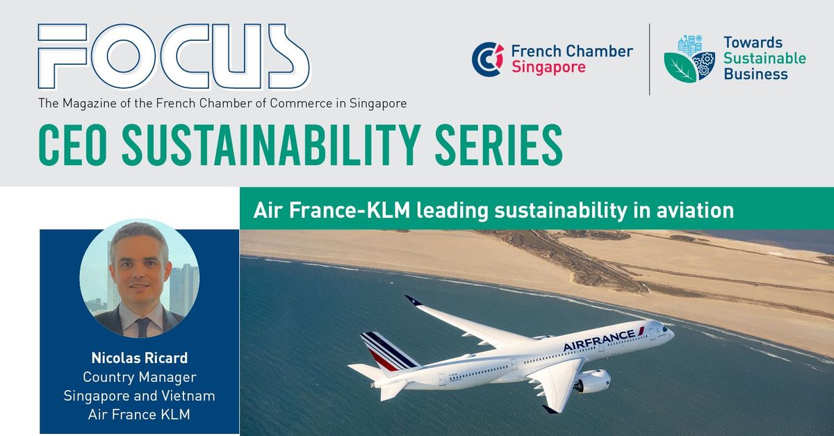CEO Sustainability Series | Nicolas Ricard, Country Manager Singapore ...