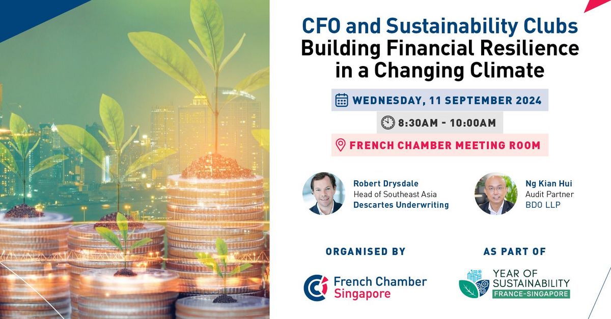 CFO and Sustainability Clubs Roundtable: Building Financial Resilience ...