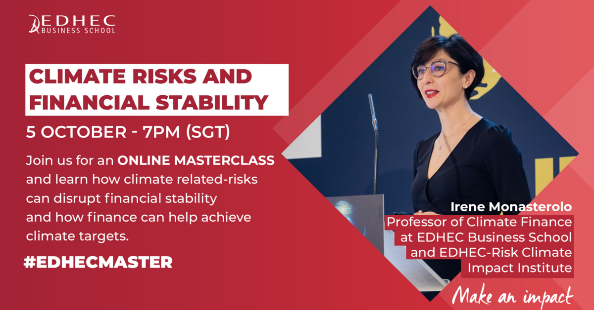EDHEC MasterClass: Climate risks and financial stability | French ...