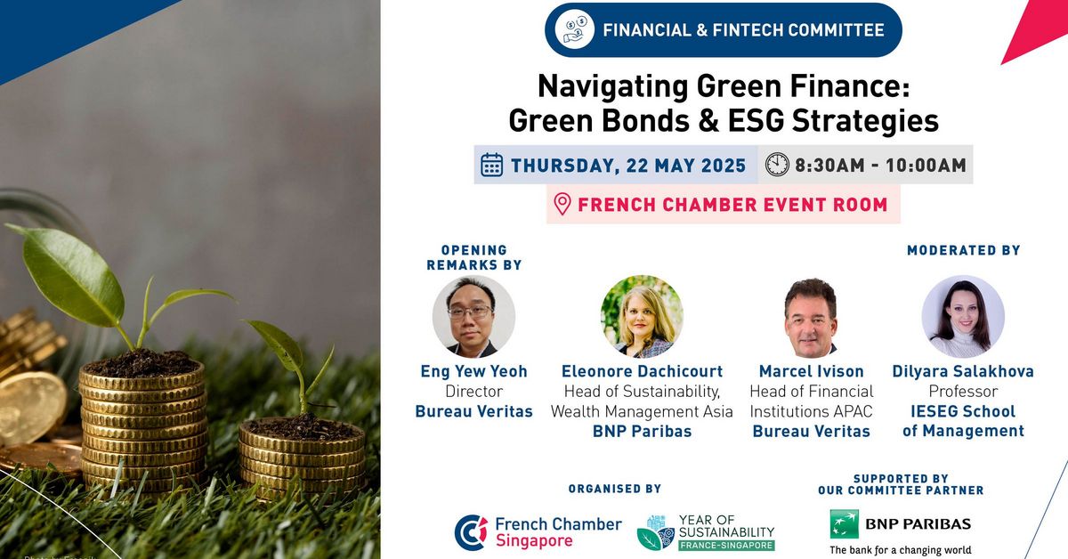 Navigating Green Finance: Green Bonds & ESG Strategies | French Chamber ...